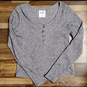 Hollister Sweater Grey Woman's Junior Size Large NWOT!
